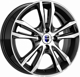 K&K Samara 6x16 4x100 ET49 dia 54,1 алмаз черный Россия