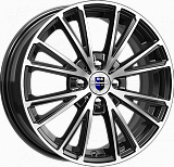 K&K Меандр 6x15 4x100 ET45 dia 67,1 алмаз черный SK Россия