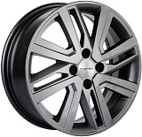 Khomen Wheels KHW1609 (Rio I/Solaris I) 6x16 4x100 ET48 dia 54,1 G-silver