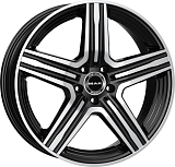 MAK Lewis-D 11x21 5x112 ET38 dia 66,6 black mirror