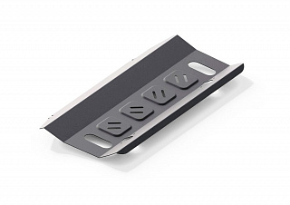 Алюминиевая защита радиатора Rival на Mitsubishi Pajero IV 2011- 3.0; 3.2d(188л.с., 200л.с.); 3.8 (толщина 4 мм)