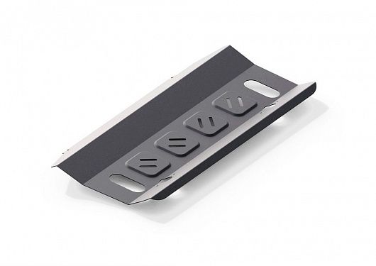 Алюминиевая защита радиатора Rival на Mitsubishi Pajero IV 2011- 3.0; 3.2d(188л.с., 200л.с.); 3.8 (толщина 4 мм)