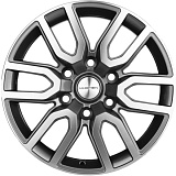 Khomen Wheels KHW1723 (LC Prado/Lexus GX) 8x17 6x139,7 ET25 dia 106,1 gray-FP