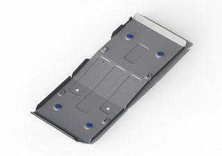 Алюминиевая защита топливного бака Rival на Mercedes-Benz Viano 2011-2014 2.2d; полный привод (толщина 4 мм)