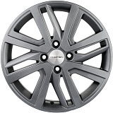 Khomen Wheels KHW1609 (XRay) 6x16 4x100 ET41 dia 60,1 G-silver