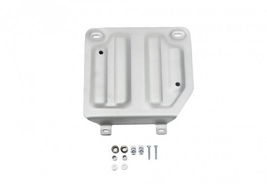 Алюминиевая защита раздаточной коробки Rival на Audi Q7 2015- 3.0; 3.0d (толщина 4 мм)