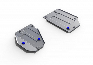 Алюминиевая защита топливного бака Rival на Audi Q5 2017- 2.0; АКПП (толщина 4 мм)