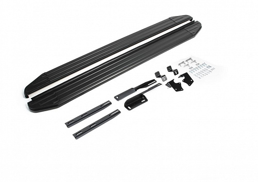 Порог-площадка Rival Premium-Black для Ford Kuga 2008-2013