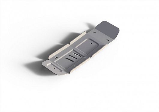 Алюминиевая защита редуктора Rival на Audi Q7 2015- 3.0; 3.0d; для а/м с управляемой задней подвеской (толщина 4 мм)