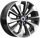 K&K Авиор 7x17 5x114,3 ET45 dia 66,1 алмаз черный Россия