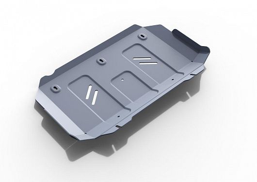 Алюминиевая защита радиатора Rival на Foton Tunland 2017- 2.8d; полный привод (толщина 4 мм)