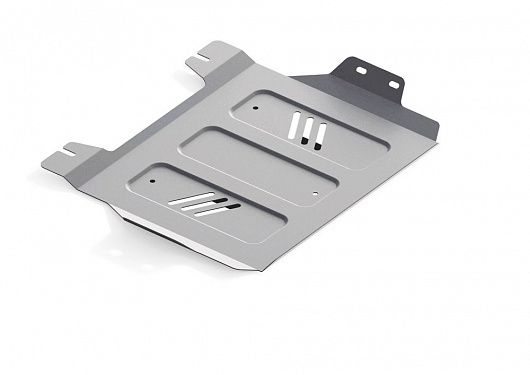 Алюминиевая защита раздаточной коробки Rival на Mitsubishi Pajero Sport 2016- 3.0; 2.4d (толщина 4 мм)