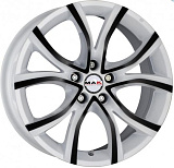MAK Nitro 8x18 5x112 ET42 dia 76 anod white black
