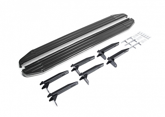 Порог-площадка Rival Premium для Volkswagen Amarok 2010-2016