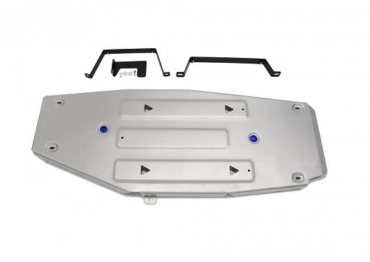 Алюминиевая защита топливного бака Rival на Toyota Rav4 2015- 2.0; 2.5; 2.2d; Привод - все (толщина 4 мм)