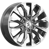 K&K Premium Series КР007 (20_Haval H9) 8x20 6x139,7 ET42 dia 75,1 diamond gloss graphite