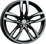 Вектор В220 8x19 5x114,3 ET50 dia 67,1 алмаз черный