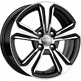 iFree Replica Hyundai (КС777 (15_Solaris II)) 6x15 4x100 ET46 dia 54,1 алмаз черный Россия
