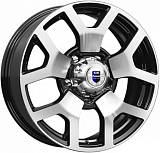 K&K Намиб 7x18 5x139,7 ET35 dia 108,5 алмаз черный