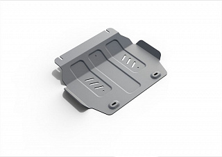 Алюминиевая защита картера Rival на Ford F150 2014- 5.0; Часть 2 (толщина 6 мм)