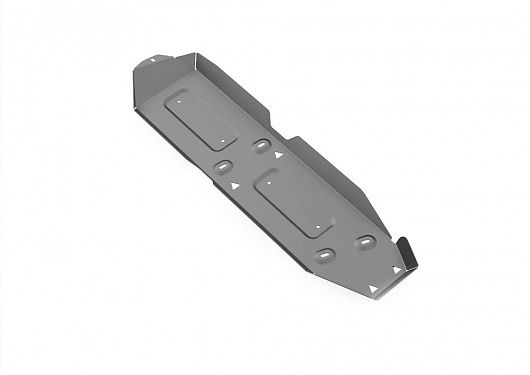 Алюминиевая защита топливного бака Rival на Volkswagen Amarok 2016- 2.0d (толщина 4 мм)