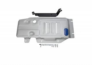 Алюминиевая защита КПП + раздаточной коробки Rival на BMW X3 2014-2017 20i; 20d; 28i; 30d (толщина 4 мм)