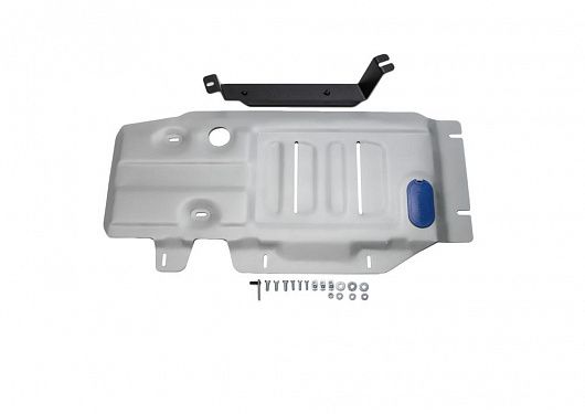 Алюминиевая защита КПП + раздаточной коробки Rival на BMW X3 2014-2017 20i; 20d; 28i; 30d (толщина 4 мм)