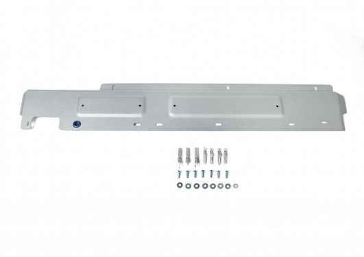 Алюминиевая защита топливных трубок Rival на Mitsubishi Eclipse Cross 2018- 1.5T; привод - все (толщина 4 мм)