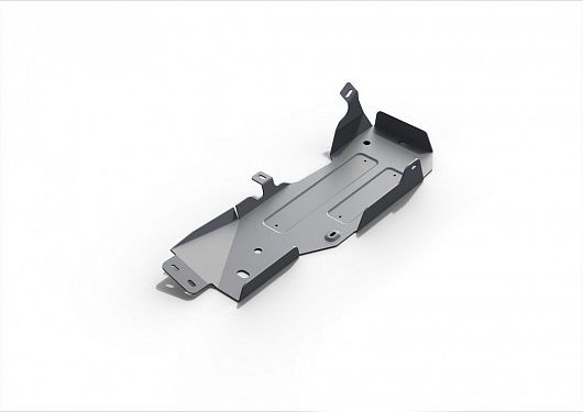 Алюминиевая защита топливного бака Rival на Jeep Wrangler JK 2D 2007-2018 3.6; 3.8; АКПП (толщина 6 мм)