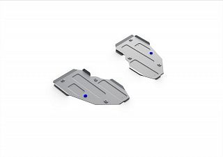 Алюминиевая защита топливного бака Rival на Mercedes-Benz GLE 2015- 250d; 350d; 400 (толщина 4 мм)