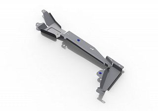 Алюминиевая защита трубок кондиционера Rival на Ford Explorer 2015- 3,5 (толщина 4 мм)