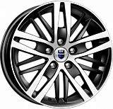 K&K Fencer 7x16 5x110 ET38 dia 65,1 алмаз черный Россия