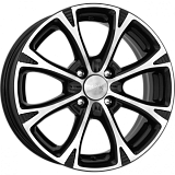 K&K Блюз 6x15 4x108 ET23 dia 65,1 алмаз черный Россия