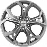 Khomen Wheels KHW1702 (Octavia) 7x17 5x112 ET49 dia 57,1 gray-FP Россия