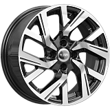 K&K КС1030 6x15 4x100 ET37 dia 60,1 алмаз черный