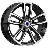 K&K Каланг 6,5x17 5x112 ET43 dia 66,6 алмаз черный