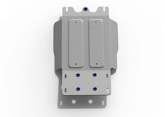 Алюминиевая защита КПП Rival на Toyota Land Cruiser 120 Prado 2002-2009 все (толщина 4 мм)