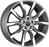 MAK Koln 9,5x21 5x114,3 ET48 dia 76 gun metallic mirror