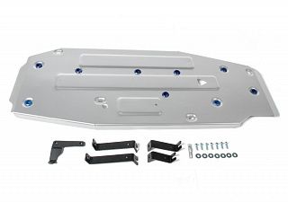 Алюминиевая защита топливного бака Rival на Geely Atlas 2018- 2.0; 2.4 (толщина 4 мм)