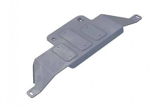Алюминиевая защита раздаточной коробки Rival на Toyota Land Cruiser 100 1998-2007 4.2d (толщина 6 мм)