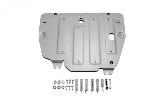 Алюминиевая защита картера + КПП Rival на Land Rover Discovery Sport 2014-2017 2.0(240л.с.); 2.2d (188л.с.); 2.2d (150л.с.) (толщина 4 мм)