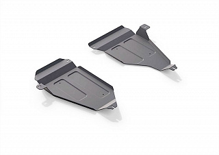 Алюминиевая защита топливного бака Rival на Volkswagen Tiguan 2011-2017 2.0; 2.0d; полный привод (толщина 4 мм)