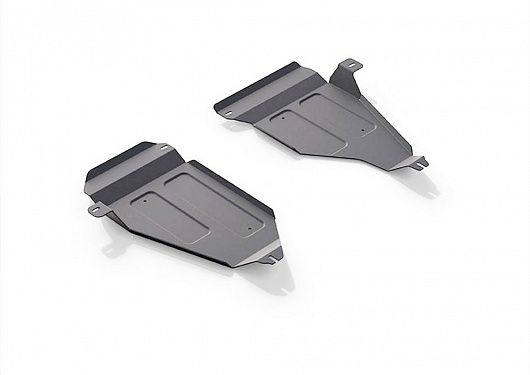 Алюминиевая защита топливного бака Rival на Volkswagen Tiguan 2011-2017 2.0; 2.0d; полный привод (толщина 4 мм)