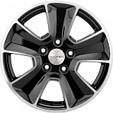 Khomen Wheels KHW1601 (Mitsubishi) 6,5x16 5x114,3 ET46 dia 67,1 black-FP