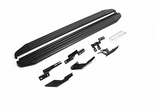 Порог-площадка Rival Premium-Black для Lifan MyWay 2017-