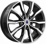 K&K Портер 7,5x18 5x108 ET33 dia 67,1 алмаз черный