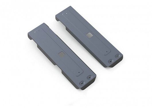 Алюминиевая защита топливного бака Rival на UAZ Patriot 2007-2016 все; 2 Части (толщина 4 мм)