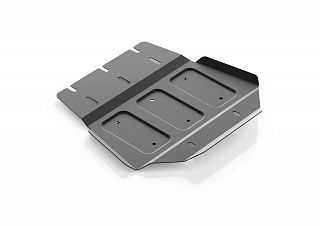 Алюминиевая защита раздаточной коробки Rival на Mitsubishi Pajero Sport 2008-2016 все (толщина 4 мм)