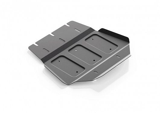 Алюминиевая защита раздаточной коробки Rival на Mitsubishi Pajero Sport 2008-2016 все (толщина 4 мм)