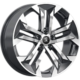 K&K Premium Series Haval (КР015 (19_Haval F7/F7x)) 7,5x19 5x114,3 ET40 dia 64,1 diamond black gris